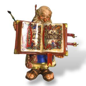 Greenwich Workshop Gustafson Folio Scrivner Figure Signed Numbered COA Christmas